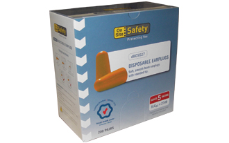 Disposable Uncorded Earplugs Box X 200 pairs